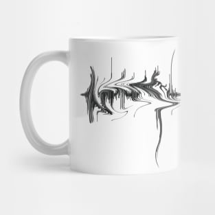 sound wave graphic audiology ear doctor Mug